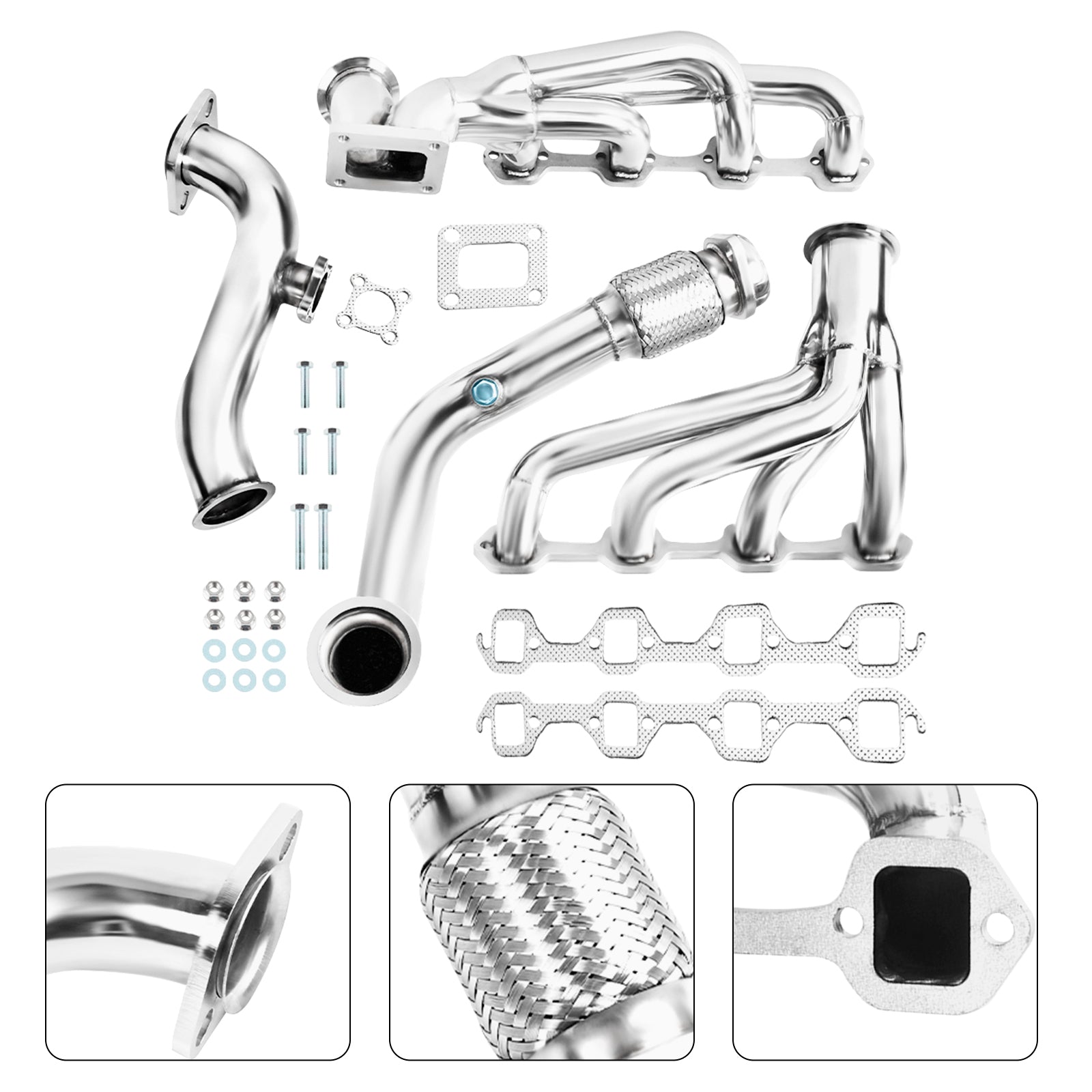 Ford 1979 und 1982-1993 Mustang 5.0L V8 T4 Racing Turbo Auspuffkrümmer