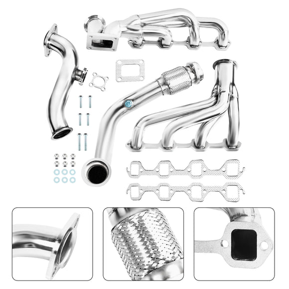 Collecteur d'échappement pour Ford Mustang 5.0L V8 T4 Racing Turbo de 1979 et 1982-1993