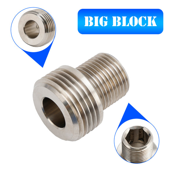 Ford Big Block Oil Filter Insert Adapter BBF 429 460 385 series 400M
