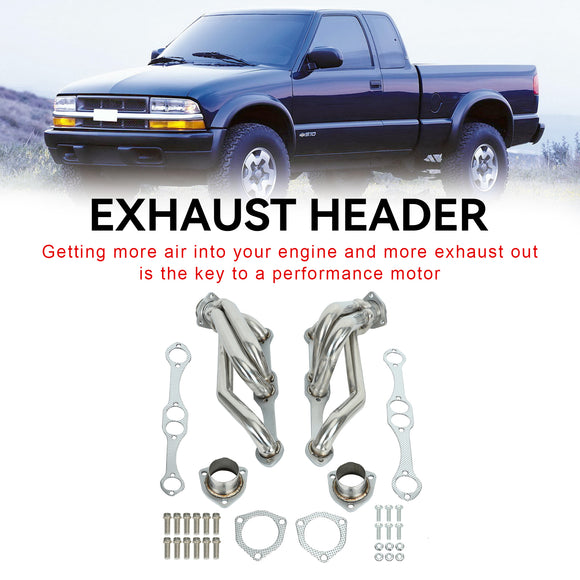 Collecteurs d'échappement pour petits blocs moteurs Chevrolet Blazer S10 S15 V8 GMC