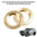 2x Front Spindle CV Axle Hub Thrust Washer for Nissan Patrol Y60 GQ Y61 GU 40589C6000-4