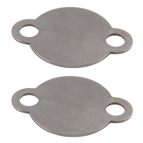 2 × EGR Valve Blank Plate for Volkswagen Transport T5 2.0 BiTDI CFCA Engine
