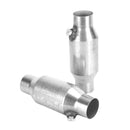Convertisseur catalytique universel 2X 2,5" 425250 en acier inoxydable à haut débit-1