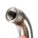 Kit d'entretoises d'extension coudées pour capteur d'oxygène O2 en acier inoxydable 304 de style J M18 x 1,5-5