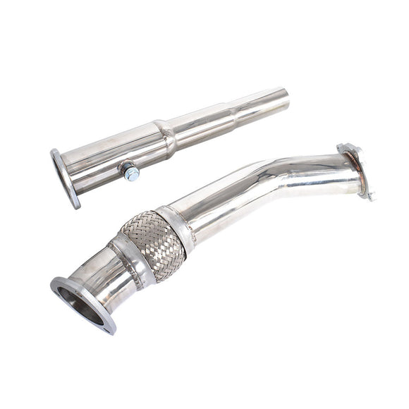 Volkswagen 1999-2003 Beetle GL GLX Fließheck 2-Türer 1,8 l I4 Edelstahl 3" Auspuff Turbo Fallrohr