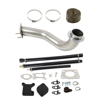 Kit de suppression de refroidisseur de tuyau de descente et de vanne EGR pour Chevrolet GMC 2017-2023 Duramax Diesel 6.6 L5P 3,5"