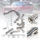 Racing Header Exhaust Manifold Fit Jeep Cherokee 4.0L 1991-1999-1