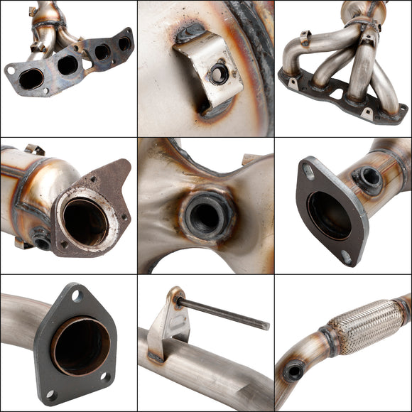 Nissan Altima S Coupé 2 portes L4 2,5 L 2013 : paire de catalyseurs avant et arrière