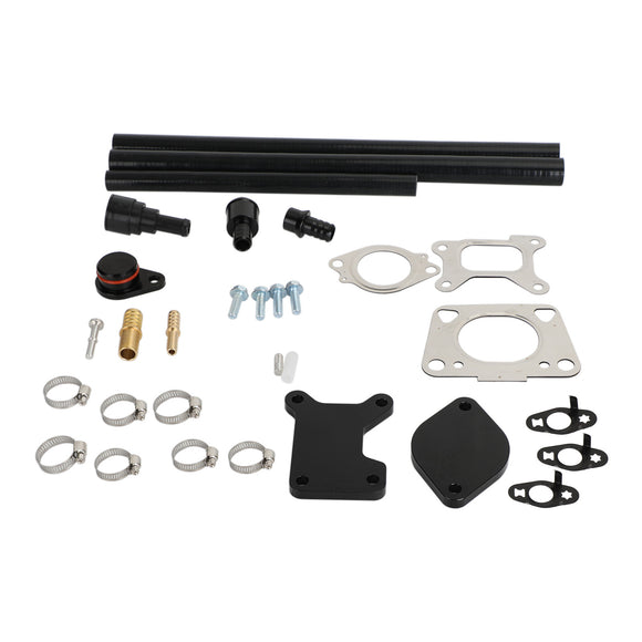 Kit de suppression de refroidisseur de tuyau de descente et de vanne EGR pour Chevrolet GMC 2017-2023 Duramax Diesel 6.6 L5P 3,5"