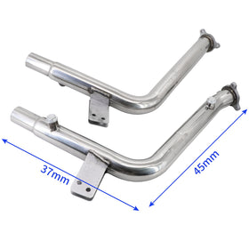 Porsche 2000-2004 Boxster 986 2.7L 3.2L Downpipe Exhaust Stainless Steel - 0