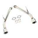 Muffler Axle Back Double Wall Dual Tips Exhaust Pipe for Infiniti Q50 2014-UP-3