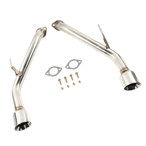 Muffler Axle Back Double Wall Dual Tips Exhaust Pipe for Infiniti Q50 2014-UP