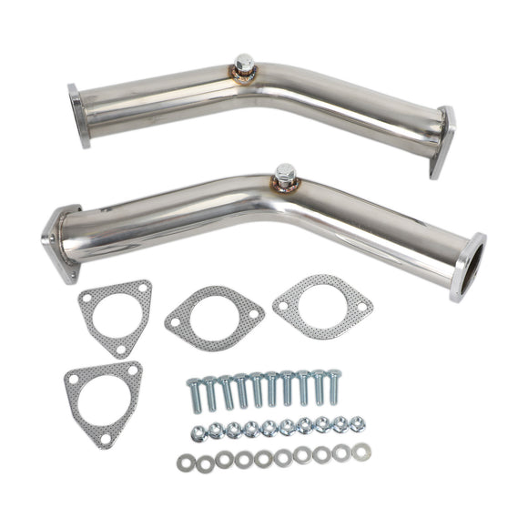 Échappement droit non réactif avec 2 tubes d'essai pour Infiniti G35 3,5 L (2003-2006)