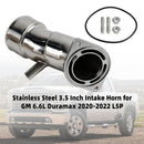 Stainless Steel 3.5 Inch Intake Horn for GM 6.6L Duramax 2020-2022 L5P-5