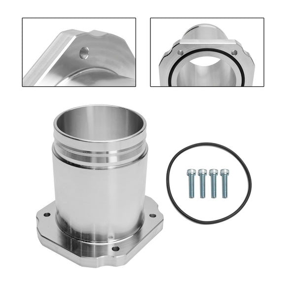 Billet aluminum Grid Heater Throttle Valve Delete for 11-16 6.6L LML Duramax