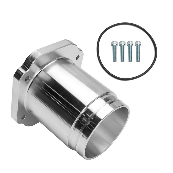 Billet aluminum Grid Heater Throttle Valve Delete for 11-16 6.6L LML Duramax