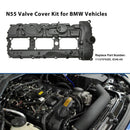 BMW N55 135i 335i 535i 640i 740i Valve Cover w/ Gasket+Cap 11127570292-3