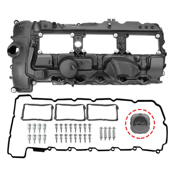 BMW N55 135i 335i 535i 640i 740i Valve Cover w/ Gasket+Cap 11127570292