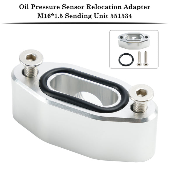 LS LQ L92 L99 L33 LR4 Billet Oil Pressure Sensor Relocation Adapter 551534
