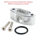 LS LQ L92 L99 L33 LR4 Billet Oil Pressure Sensor Relocation Adapter 551534-6