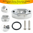 LS LQ L92 L99 L33 LR4 Billet Oil Pressure Sensor Relocation Adapter 551534-8