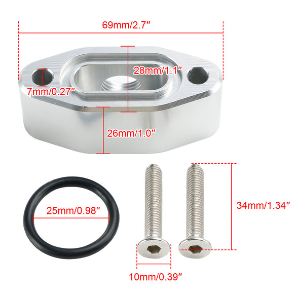 LS LQ L92 L99 L33 LR4 Billet Oil Pressure Sensor Relocation Adapter 551534