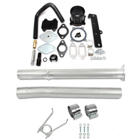 Dodge 2013-2017 Ram 2500 3500 4500 5500 6.7L Cummins Diesel Truck 4" Exhaust Muffler Pipes & EGR  Delete Kit