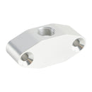 Billet LS Twin Turbo Dual 90 degree 1/8Inch NPT Oil Feed Line Adapter Plate-13