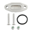Billet LS Twin Turbo Dual 90 degree 1/8Inch NPT Oil Feed Line Adapter Plate-15