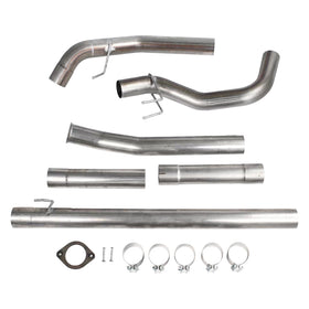 4" DPF Delete Race Pipe Downpipe-Back Cab&Chassis for 2011-2019 Ford 6.7 Powerstroke
