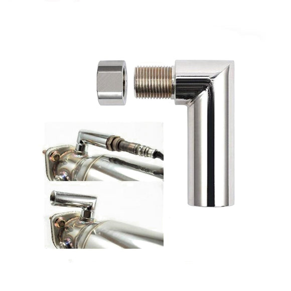 O2 Sauerstoff Spacer Sensor abgewinkelt Extender 90 Grad O2 Bung Verlängerung M18 x 1,5