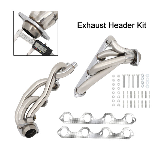 Ford 1987-1996 F150/F250/Bronco 5.8L T-304 Shorty Exhaust Headers Manifold