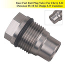 Race Fuel Rail Plug Valve For Chevy 6.6l Duramax 05-10 for Dodge 6.7l Cummins-4