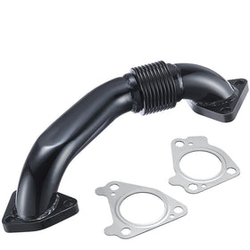 GM 2001-2016 LB7 LLY LBZ LMM LML 6.6L Duramax Passenger Side Exhaust Up-Pipe w/ Gaskets - 0