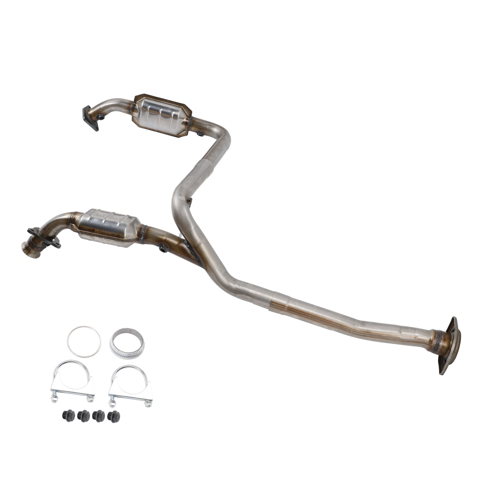 GMC 2015-2017 Sierra 3500 HD 6.0L V8 Y Pipe With Catalytic Converters