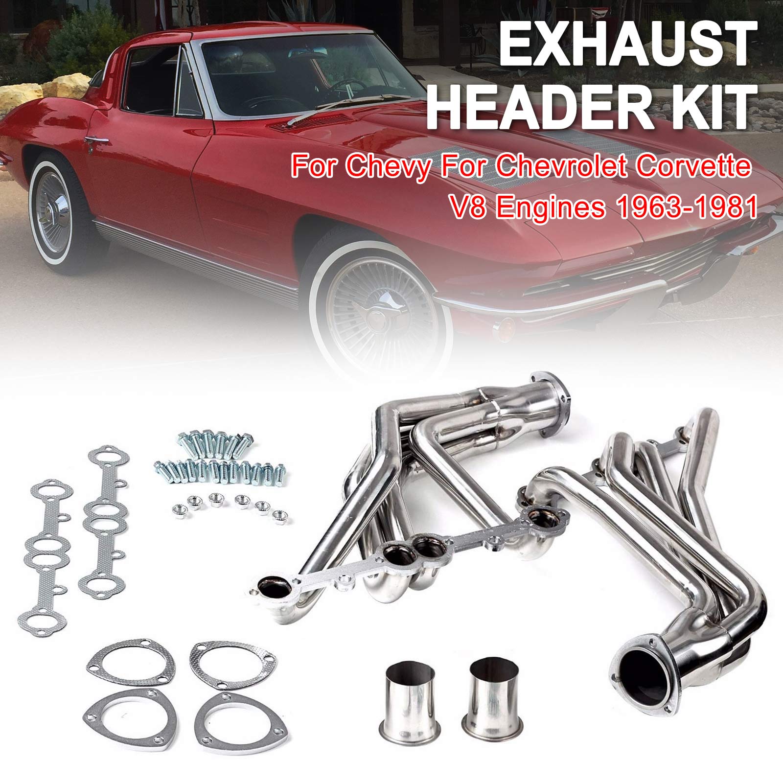 Chevrolet 1963-1981 Corvette V8 Engines Exhaust Manifold Headers