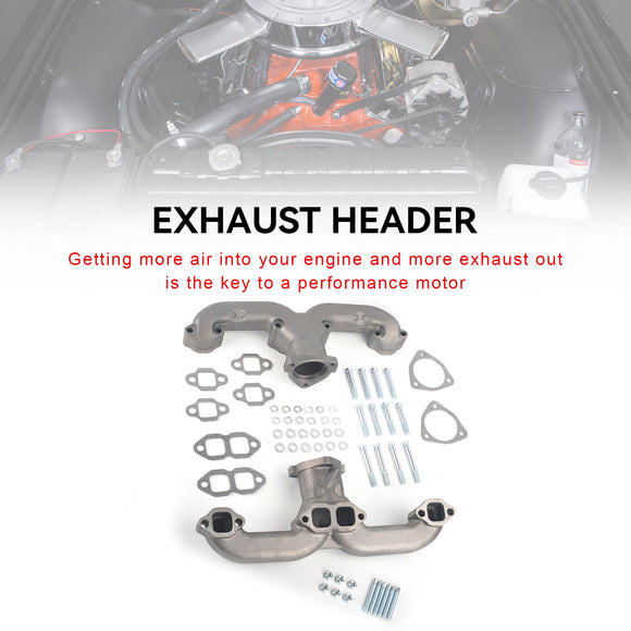 Collecteur d'échappement en fonte pour Chevrolet Small Block SBC 283 305 327 de 1962 à 1963