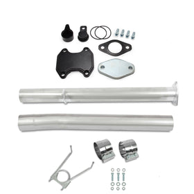 Dodge 2013-2017 Ram 3500 4500 5500 6.7L Cummins Diesel 4" Exhaust Muffler Pipes & EGR  Delete Kit
