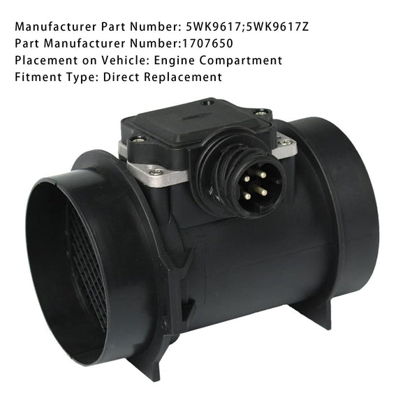 BMW E36 323i 328i E39 528i 5WK9617 Mass Air Flow Meter Sensor