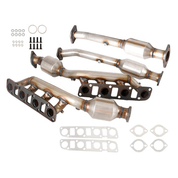 Infiniti 2005-2010 QX56 5.6L 16478 16479 16488 16489 Collecteur Convertisseurs catalytiques Avant et arrière Tous les 4