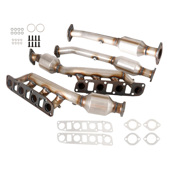 Nissan 2004-2015 Titan 5.6L 16478 16479 16488 16489 Collecteur Convertisseurs catalytiques Avant et arrière Tous les 4
