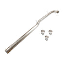 GMC Sierra 2017-2022 L5P 6,6 L Duramax Diesel 2500 3500 HD en acier inoxydable 4" avec suppression du filtre à particules diesel (DPF)-12