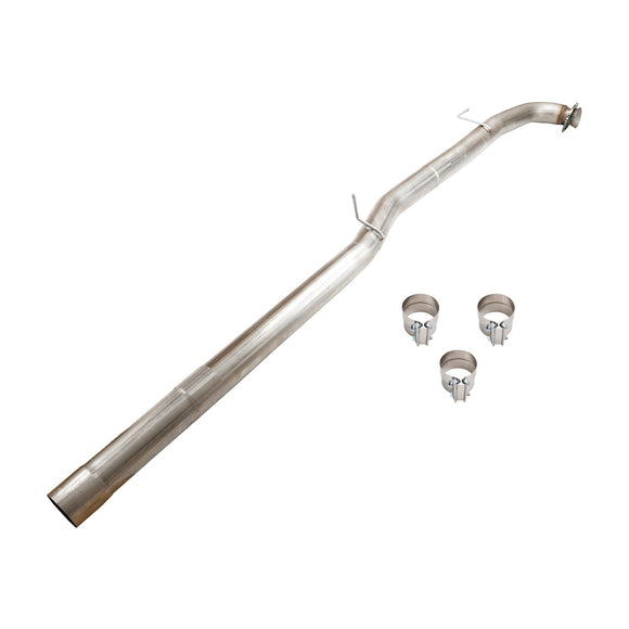 GMC Sierra 2017-2022 L5P 6,6 L Duramax Diesel 2500 3500 HD en acier inoxydable 4" avec suppression du filtre à particules diesel (DPF)