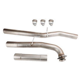 2017-2022 GMC Sierra L5P 6.6L Duramax Diesel 2500 3500 HD Stainless Steel 4 Inch Exhaust DPF Delete Race Pipe