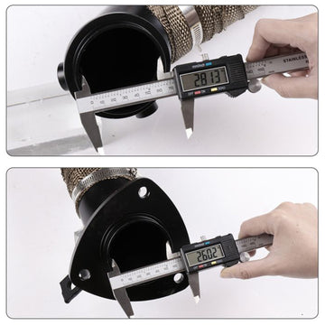 Chevrolet 2011-2014 Silverado 2500 HD 6,6 l 3" Turbo-Auspuff-Fallrohr - 0