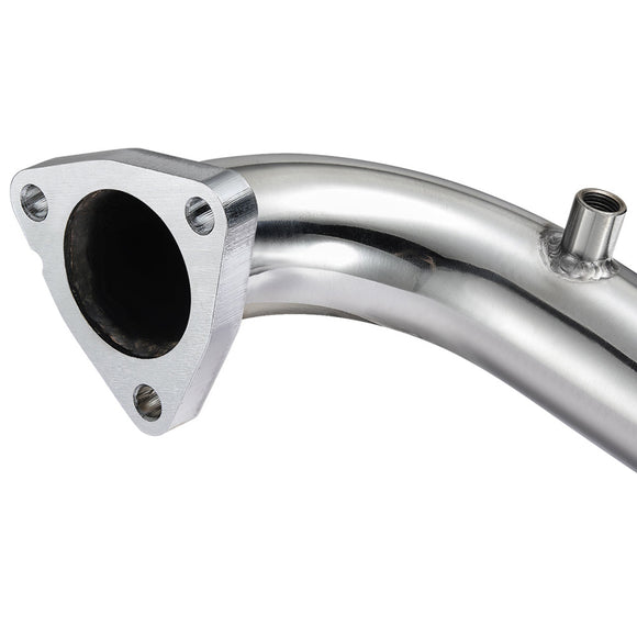 Ford 2008-2010 6.4L Powerstroke Diesel Heavy Duty Polished No EGR Exhaust Up-Pipe