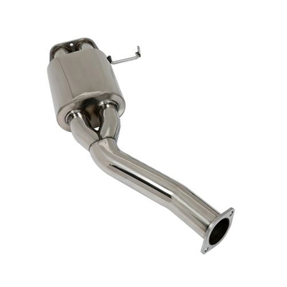 Système d'échappement de course pour Nissan 240SX 2,4 L (1989-1994) avec double silencieux arrière de 3,5 pouces