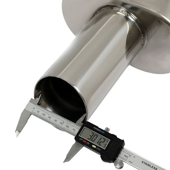 Système de silencieux d'échappement arrière ovale à embout de 3,5 pouces pour Subaru Impreza 2,5 L (2002-2007)