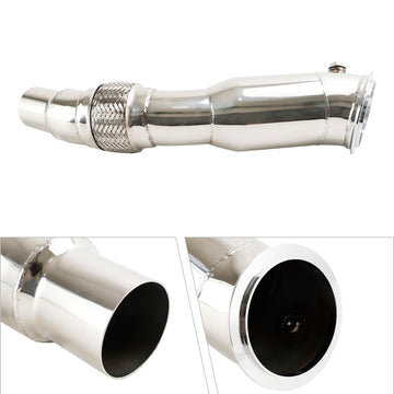 BMW 2011-2017 528i N20 F10 Edelstahl-Auspuff-Rennfallrohr - 0