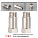 45mm M18x1.5 Bung Fix Check Engine Light Eliminator Oxygen O2 Sensor Adapter-16